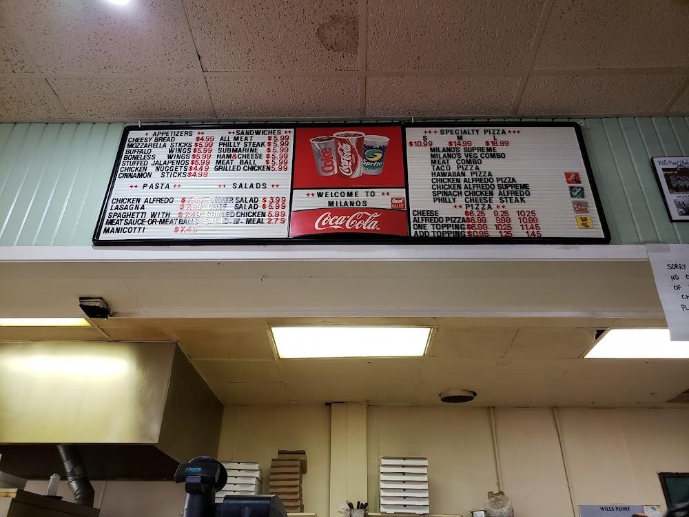 Milano's Pizza Menu image 3